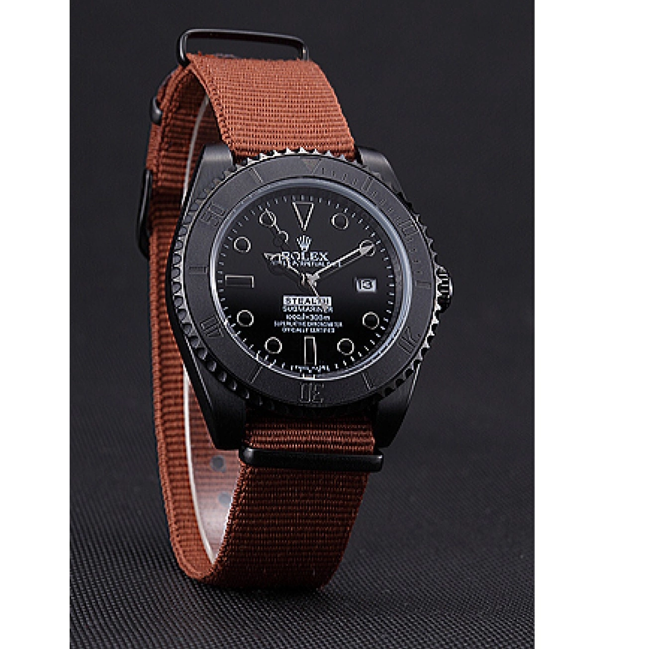 Rolex copies cheap Rolex Brown Stealth Submariner 621997 0722